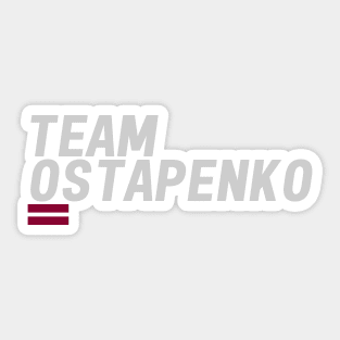 Team Ostapenko Sticker